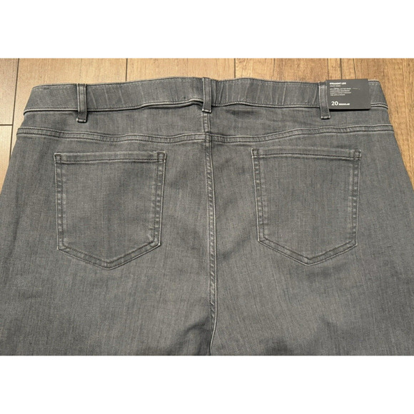 NWT J. Jill BOYFRIEND Straight Leg Ankle Denim Jeans Women's Size 20 Galaxy Wash - Picture 9 of 16